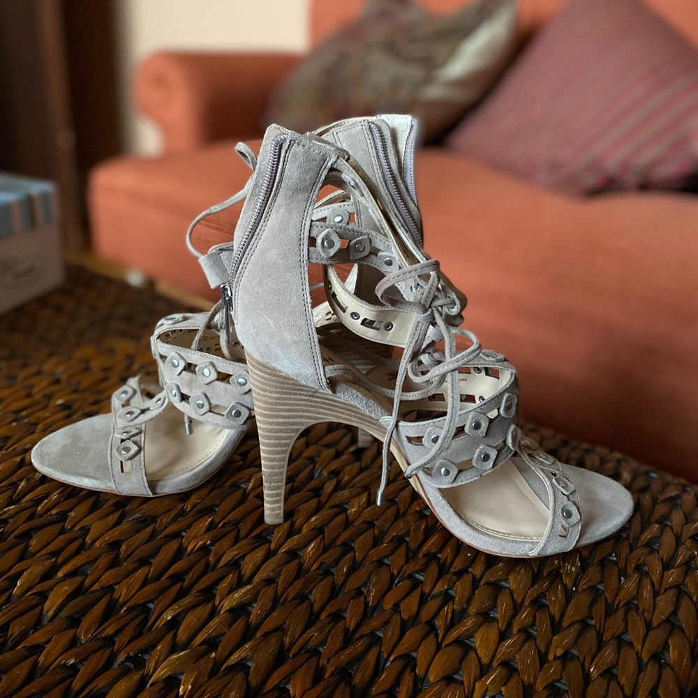 Vince Camutto Suede Gladiator Sandals